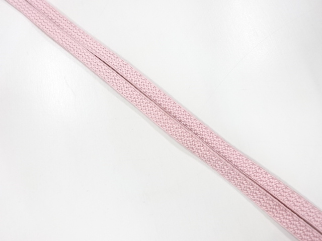 アンティーク　正絹　帯留め用手組三分紐